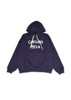 CLASSIC LOGO HOODIE (NAVY) / ロゴ プリント スウェット パーカー