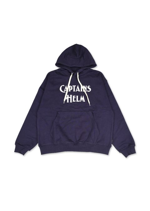 CLASSIC LOGO HOODIE (NAVY) / ロゴ プリント スウェット パーカー