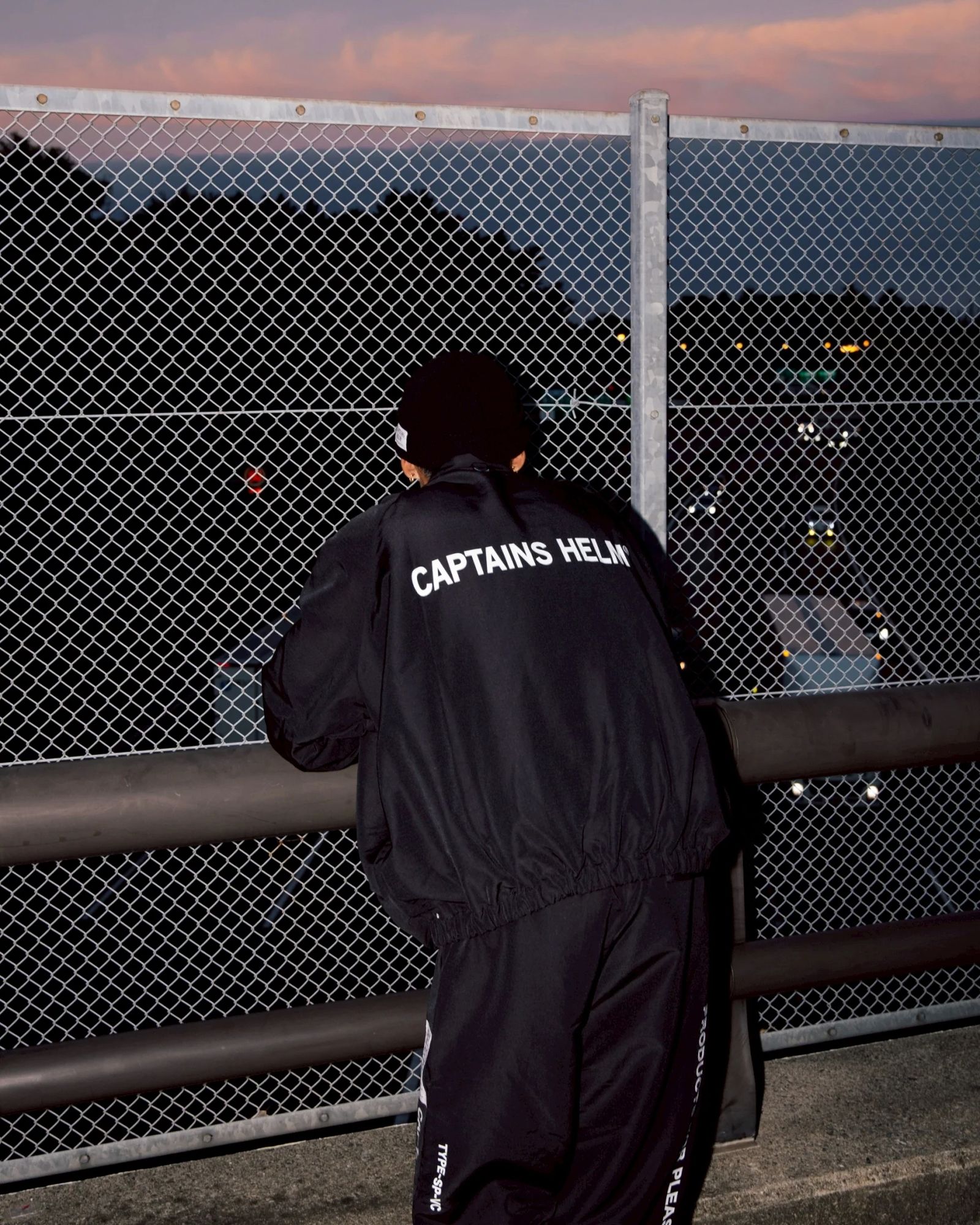 【ラスト1点】MIL SEEKERS NYLON JACKET (BLACK) / リップストップ ナイロン トラック ジャケット / セットアップ可能