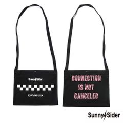 ×SUNNY C SIDER CHECKER SACOCHE (BLACK) / サニーシーサイダー コラボチェッカーロゴサコッシュ