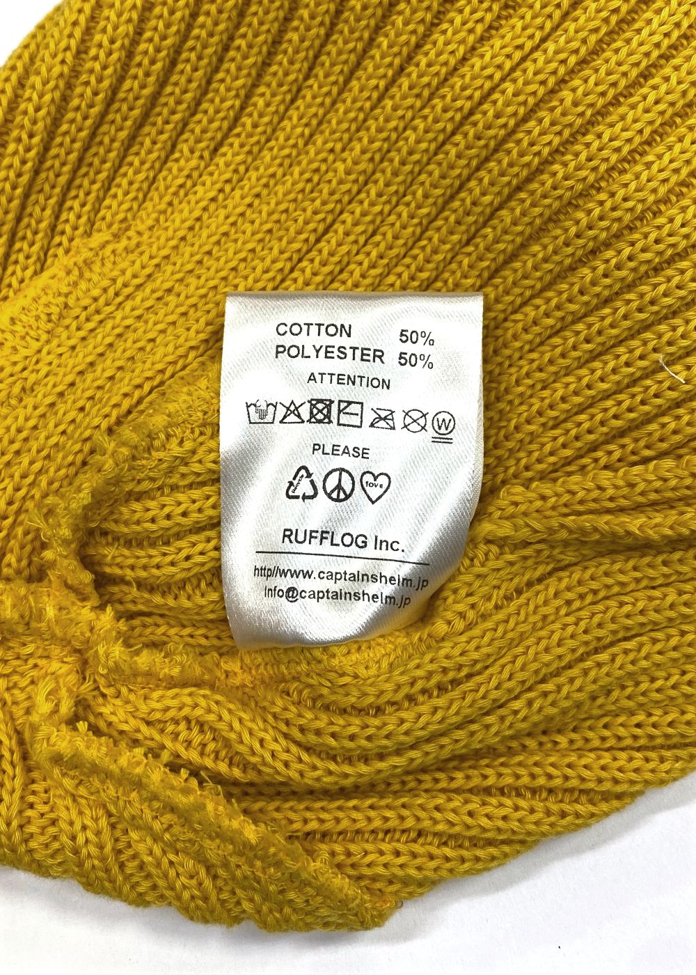 COOLMAX® HELM WATCH CAP (MUSTARD) / クールマックス ワッチキャップ