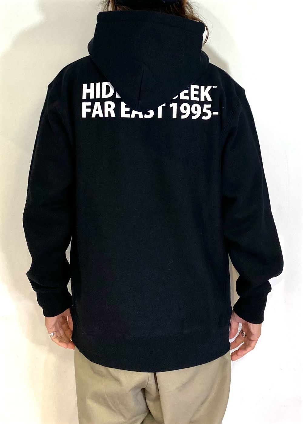 Logo Hooded Sweat Shirt (BLACK) / ロゴ スウェット パーカー