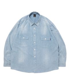 R9 CHAMBRAY SHIRT (BLACK) / シャンブレー シャツ