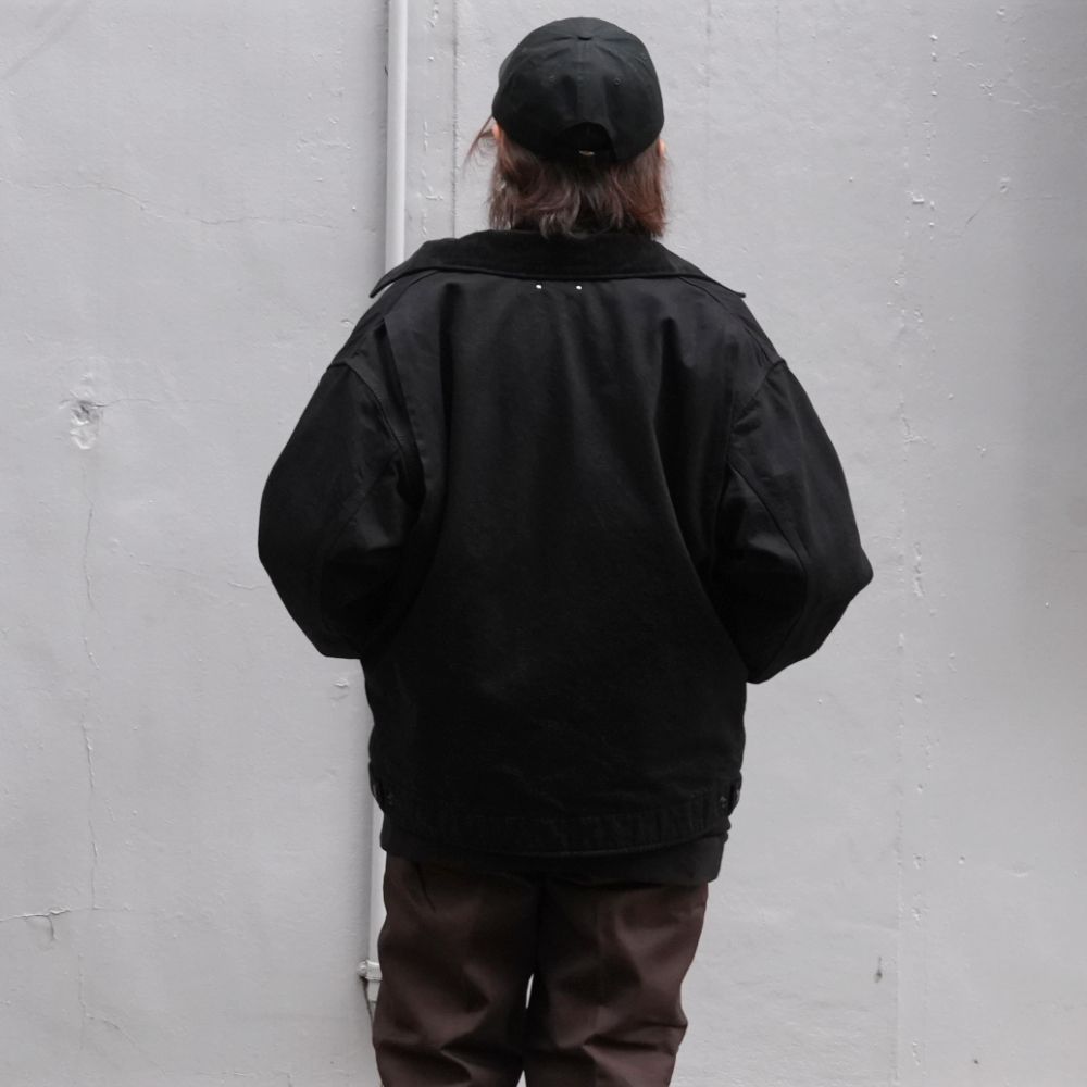 M&M CUSTOM PERFORMANCE × MINEDENIM Black Denim Detroit Jacket (BLACK) / × M&M カスタムパフォーマンス  コラボ ワーク ジャケット