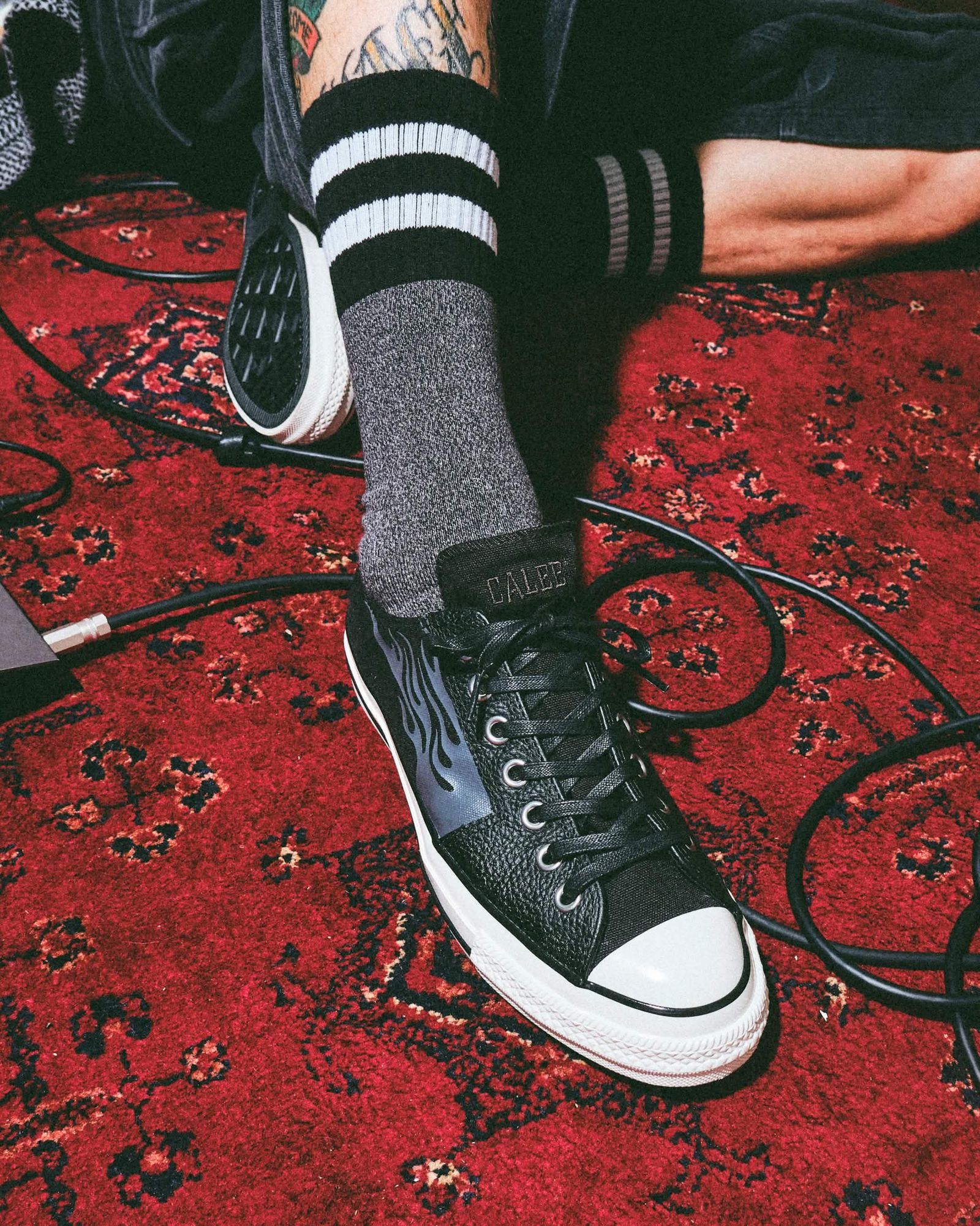 × CONVERSE ALL STAR AGED OX / CL (BLACK) / コンバース コラボスニーカー