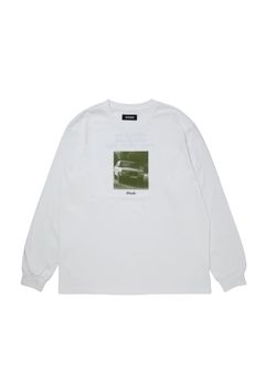 R9 PHOTO LS TEE (WHITE) /  オリジナル フォトプリント Tシャツ