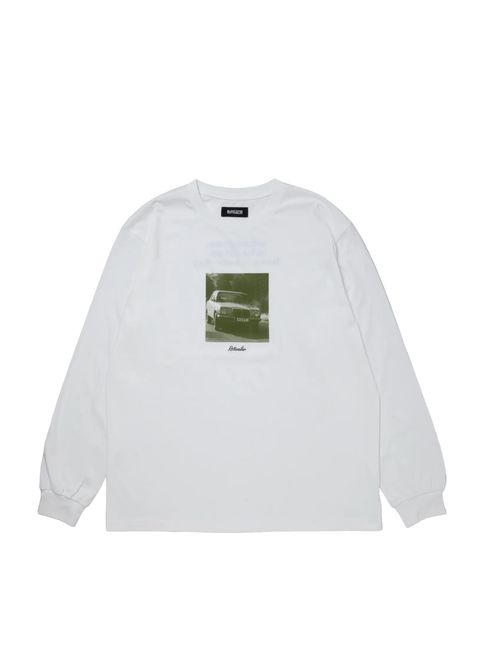 R9 PHOTO LS TEE (WHITE) /  オリジナル フォトプリント Tシャツ