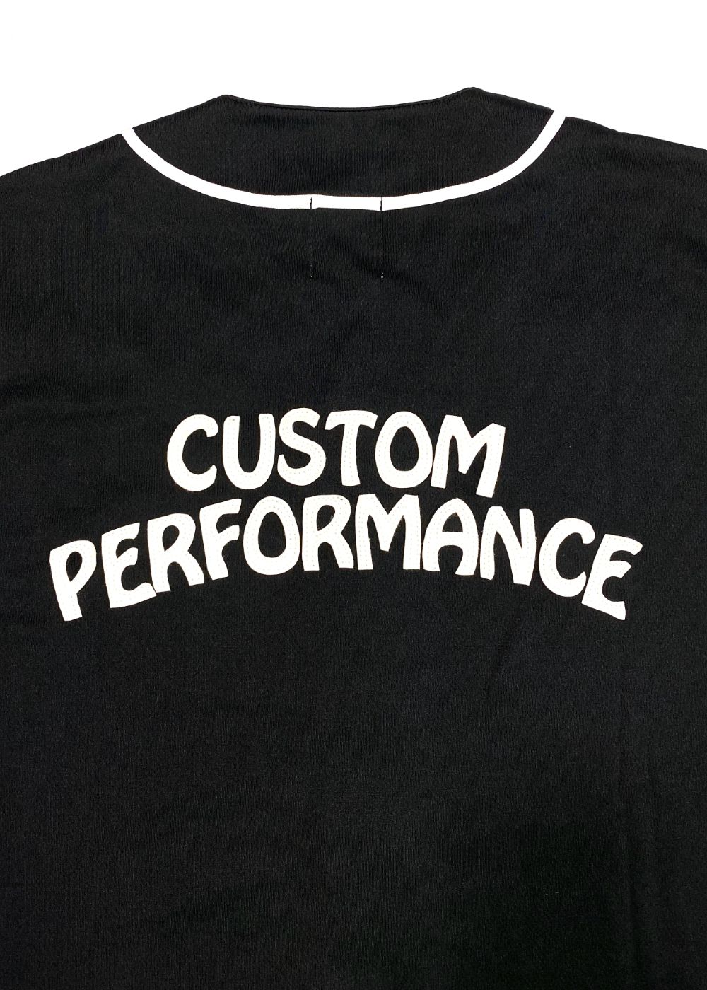 M&M CUSTOM PERFORMANCE - DRY ATHLETIC BASEBALL SHIRT (BLACK×WHITE) / ドライ  アスレチック ベースボールシャツ | LOOPHOLE