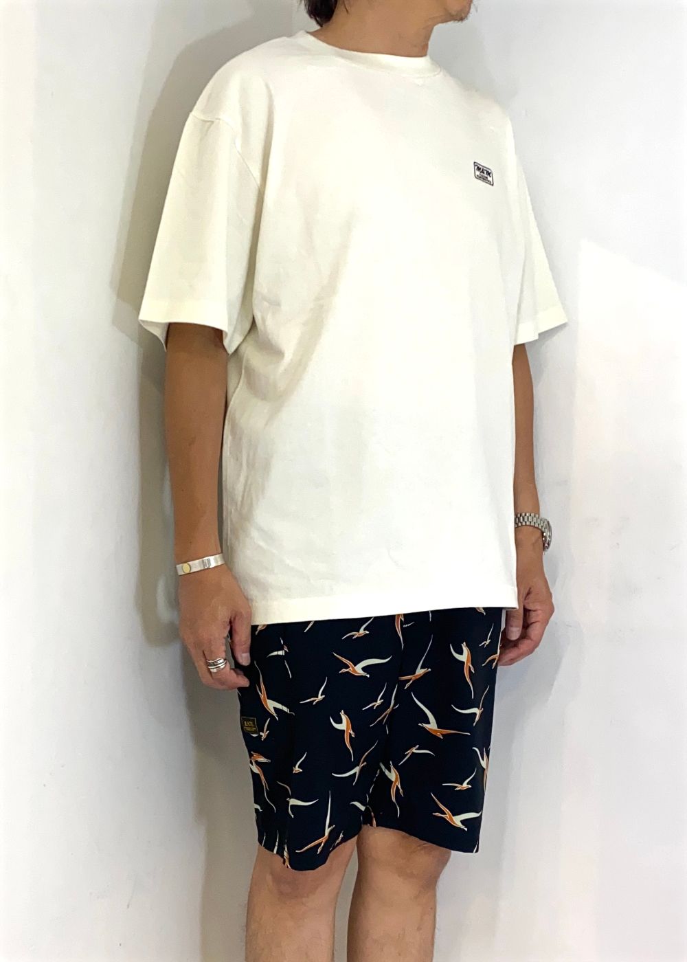 FADE WASH TEE (FADE WHITE) / フェイド ウォッシュ Tシャツ
