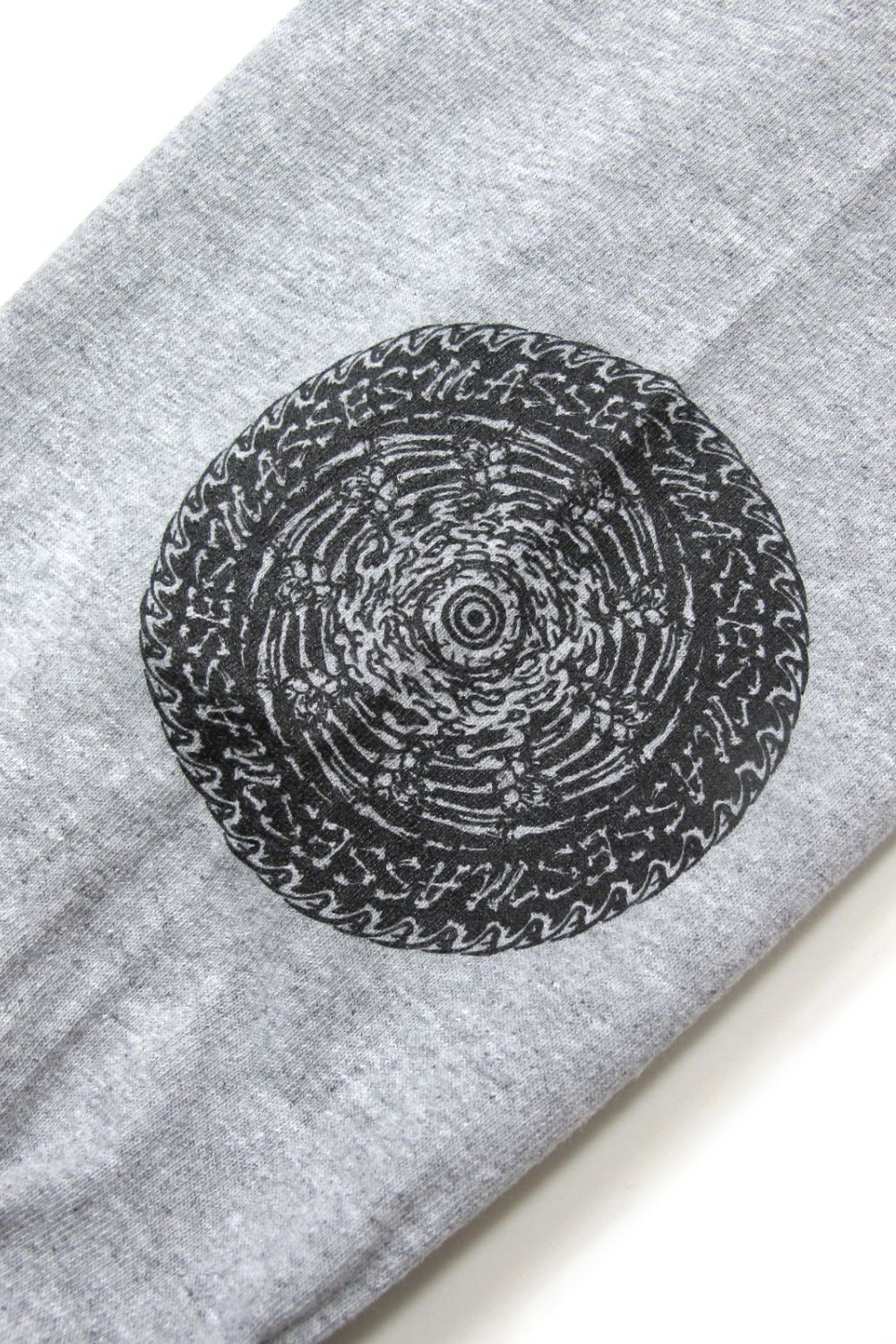 M&M CUSTOM PERFORMANCE - PRINT L/S TEE (×MASSES) (HEATHER GRAY