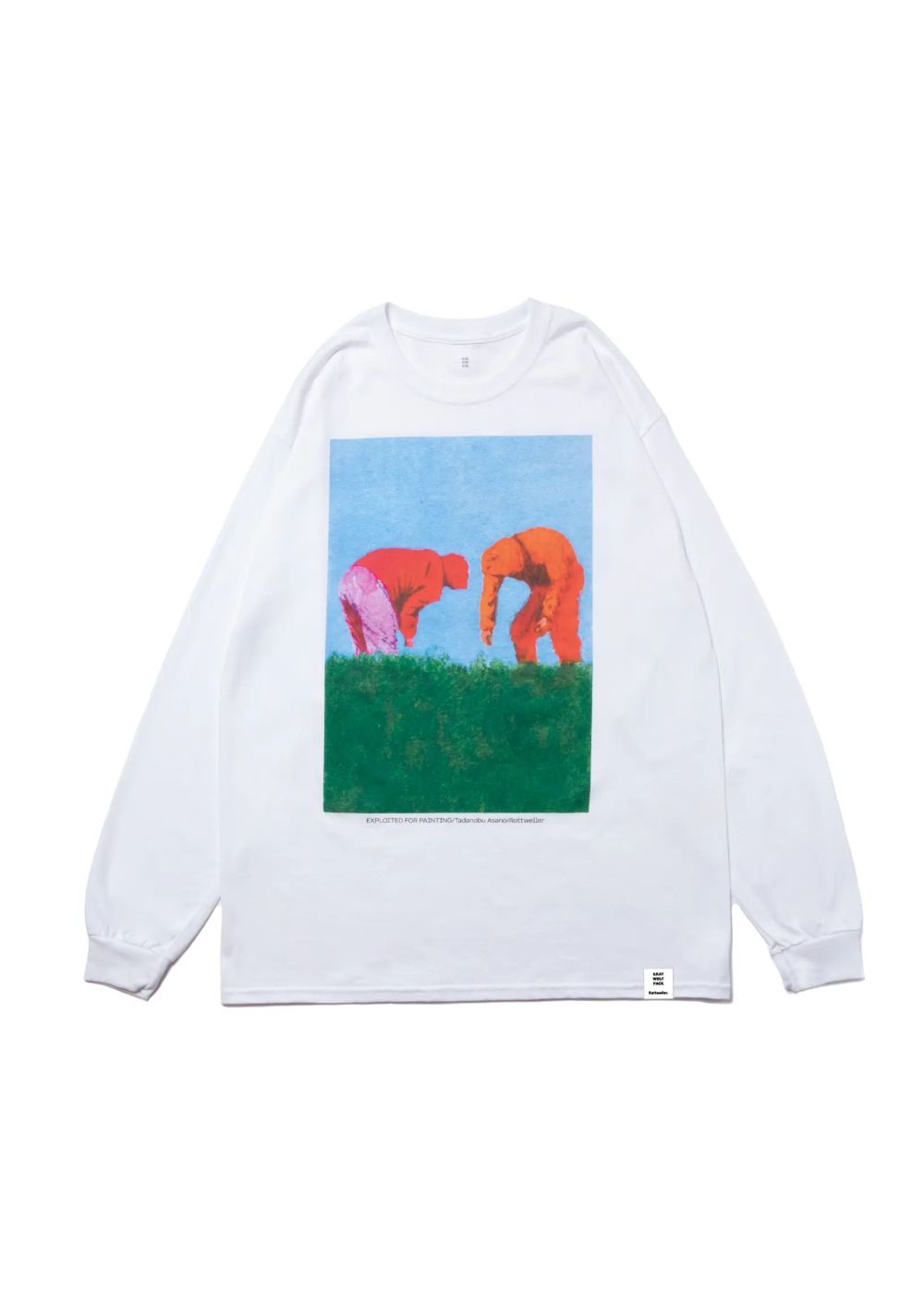 × Tadanobu Asano GARDENER LS TEE (WHITE) / 浅野忠信 コラボロンT (ガーデナー)