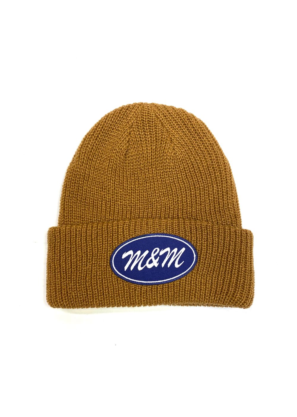 KNIT CAP (COPPER) / ロゴ ワッペン ニットキャップ