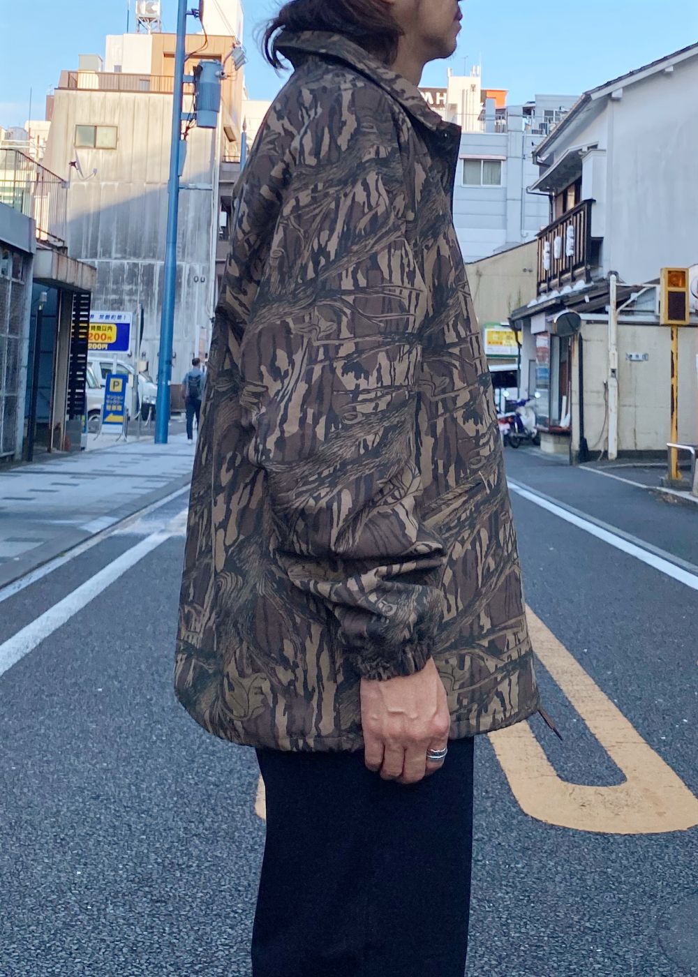 The H&S Team Jacket (CAMO) / 西浦徹 コラボ コーチ ジャケット