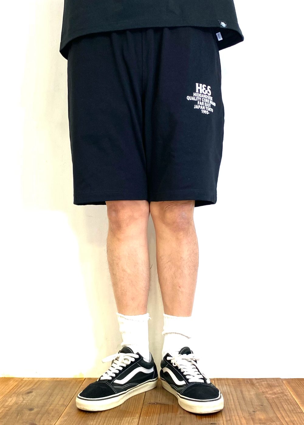 パンツ HIDE AND SEEK Logo Short (BLACK) HIDE AND SEEK Logo Short (BLACK) パンツ
