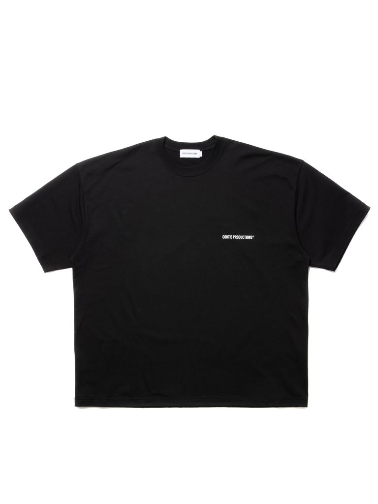 COOTIE PRODUCTIONS - MVS Jersey Print S/S Tee - 1 (BLACK) / ロゴ 