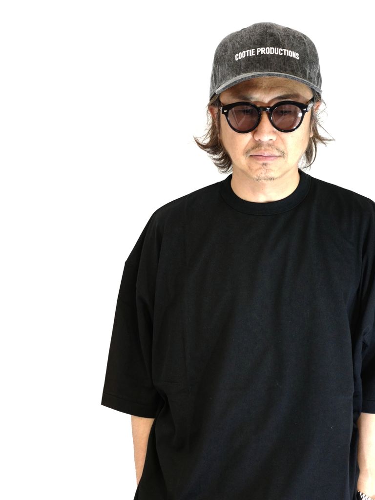 COOTIE PRODUCTIONS - Pigment Coating Twill 6 Panel Cap (BLACK