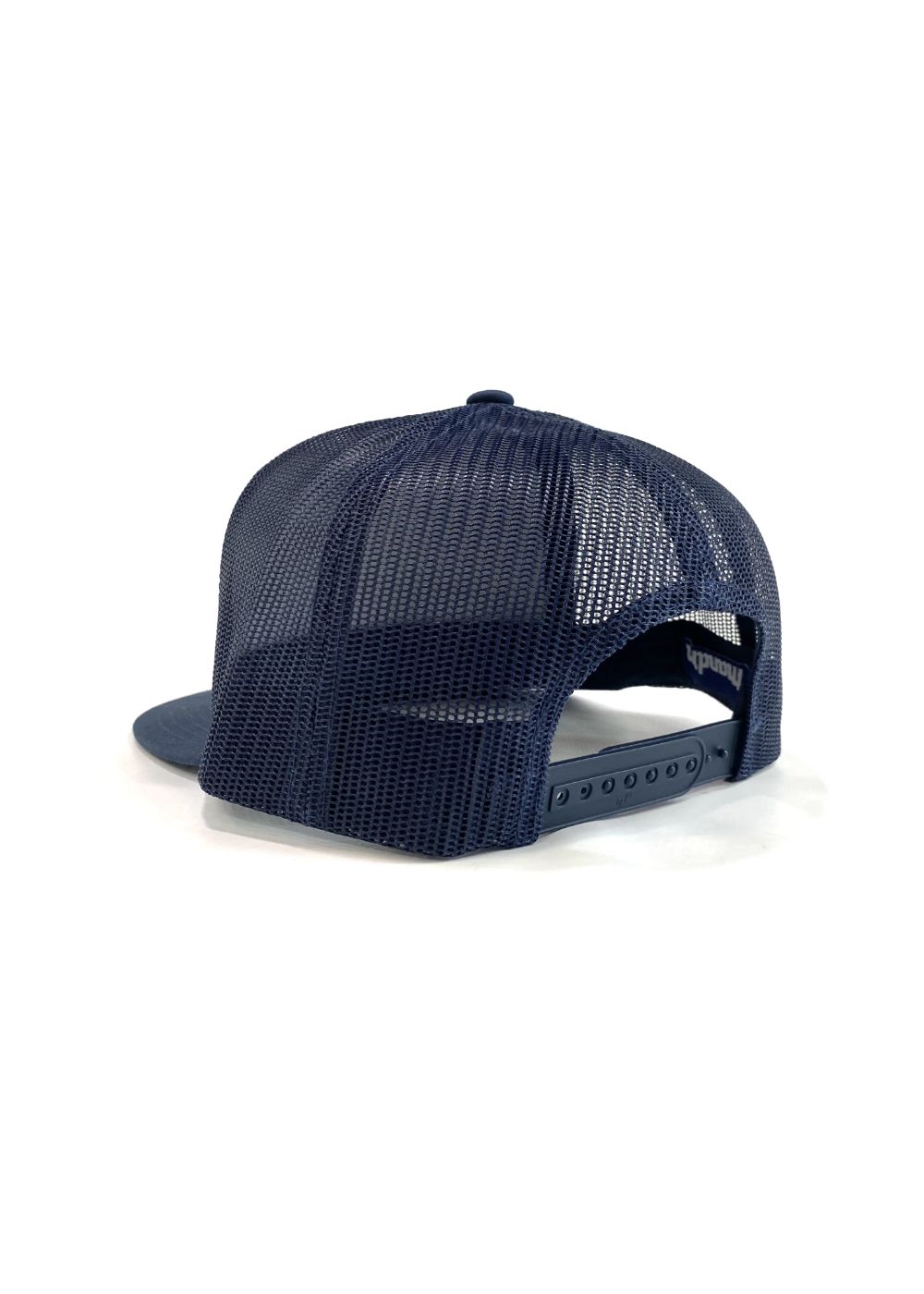 Classic Trucker Mesh Cap (NAVY) / ロゴ プリント メッシュキャップ