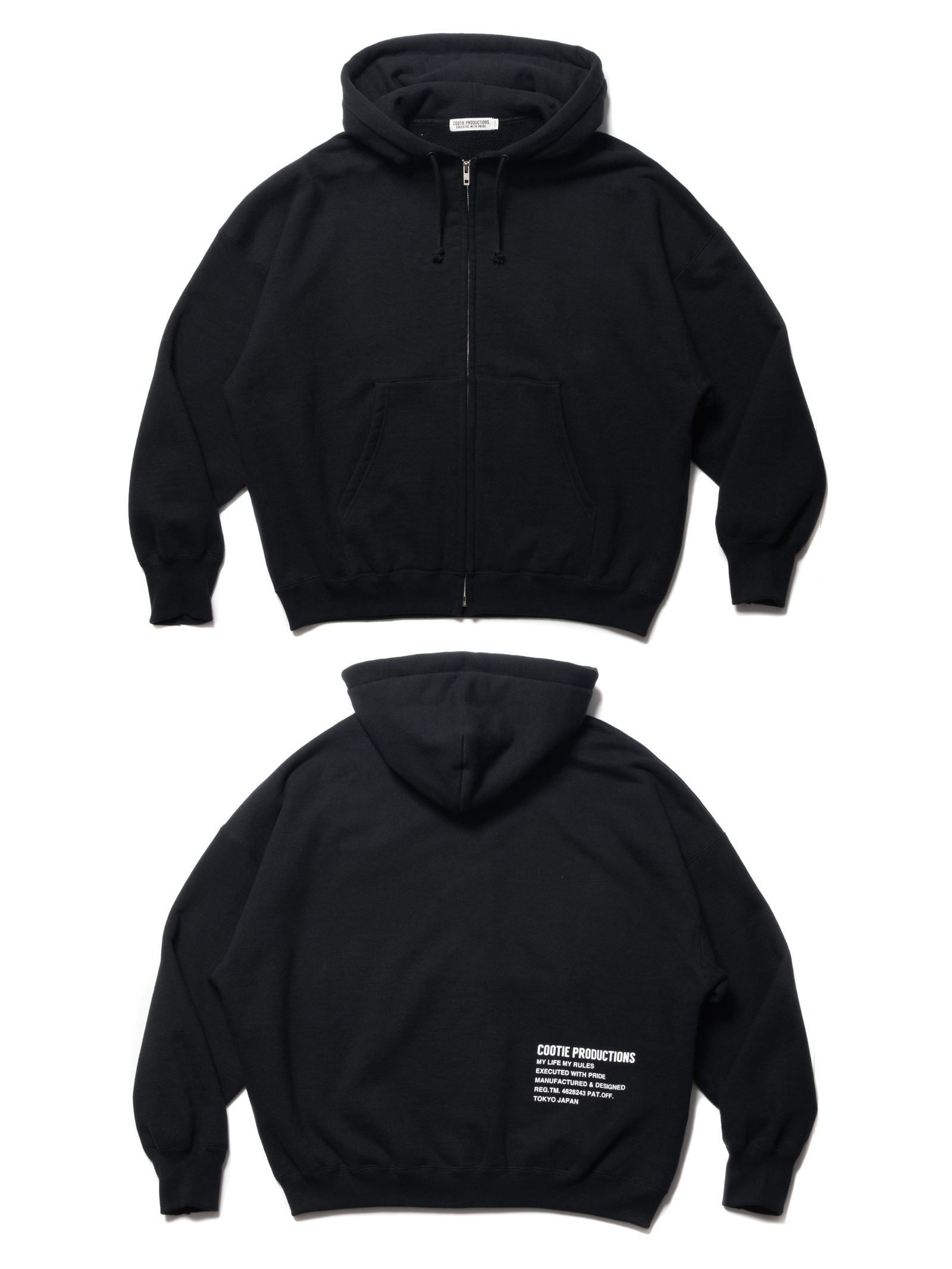 COOTIE PRODUCTIONS - 【ラスト1点】HEAVY Oz SWEAT FULL ZIP HOODIE 