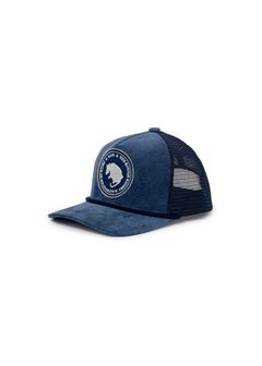 CORDUROY MESH CAP (NAVY) / サークルロゴ メッシュキャップ