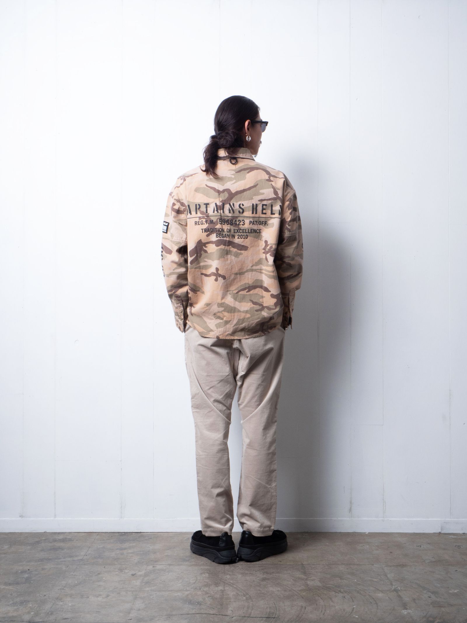 CAPTAINS HELM - MIL OUTDOOR SHIRT JKT (SAND CAMO) / ミリタリー