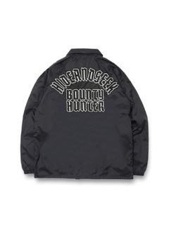 HS×BH TEAM JACKET (BLACK) / バウンティーハンター コラボ コーチジャケット