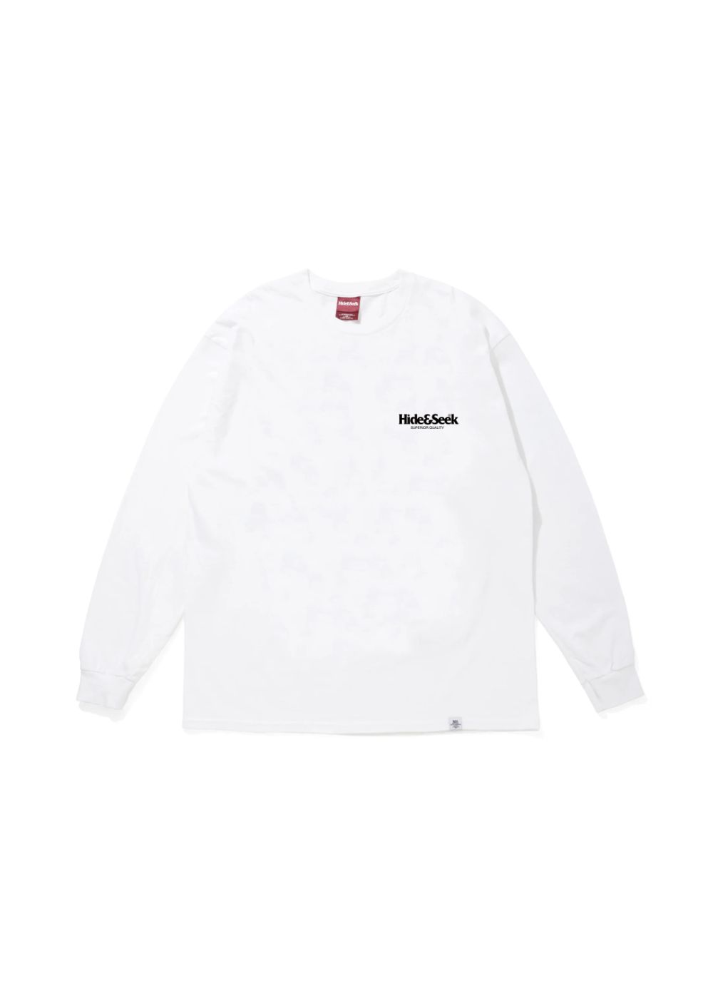 LOGO L/S TEE (WHITE) / 定番ロゴ ロングスリーブ Tシャツ