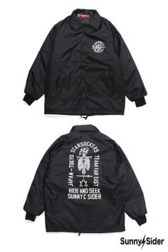× SUNNY C SIDER Team JKT (BLACK×WHITE) / サニーシーサイダー コラボASWボディー コーチジャケット