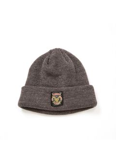 【ラスト1点】A/W HEATHER KNIT CAP (CHARCOAL) / アクリル ウール ニットキャップ