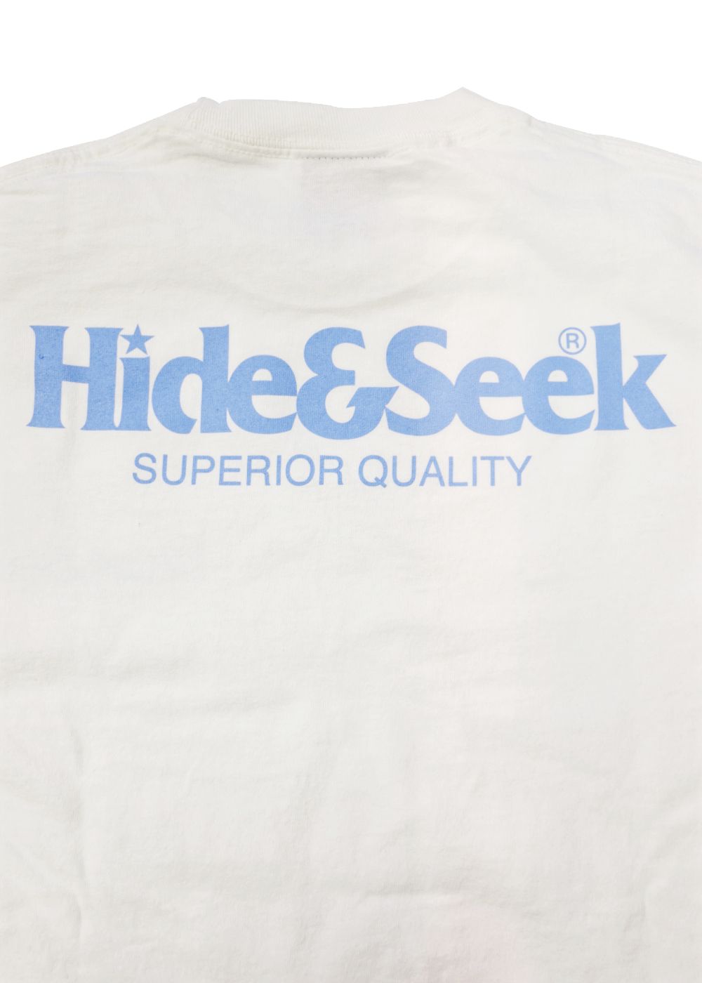 HideandSeek - LOGO L/S TEE (WHITE) / 定番ロゴ ロングスリーブ T ...