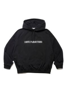 COOTIE PRODUCTIONS - Polyester Ripstop Jersey Hoodie (BLACK  
