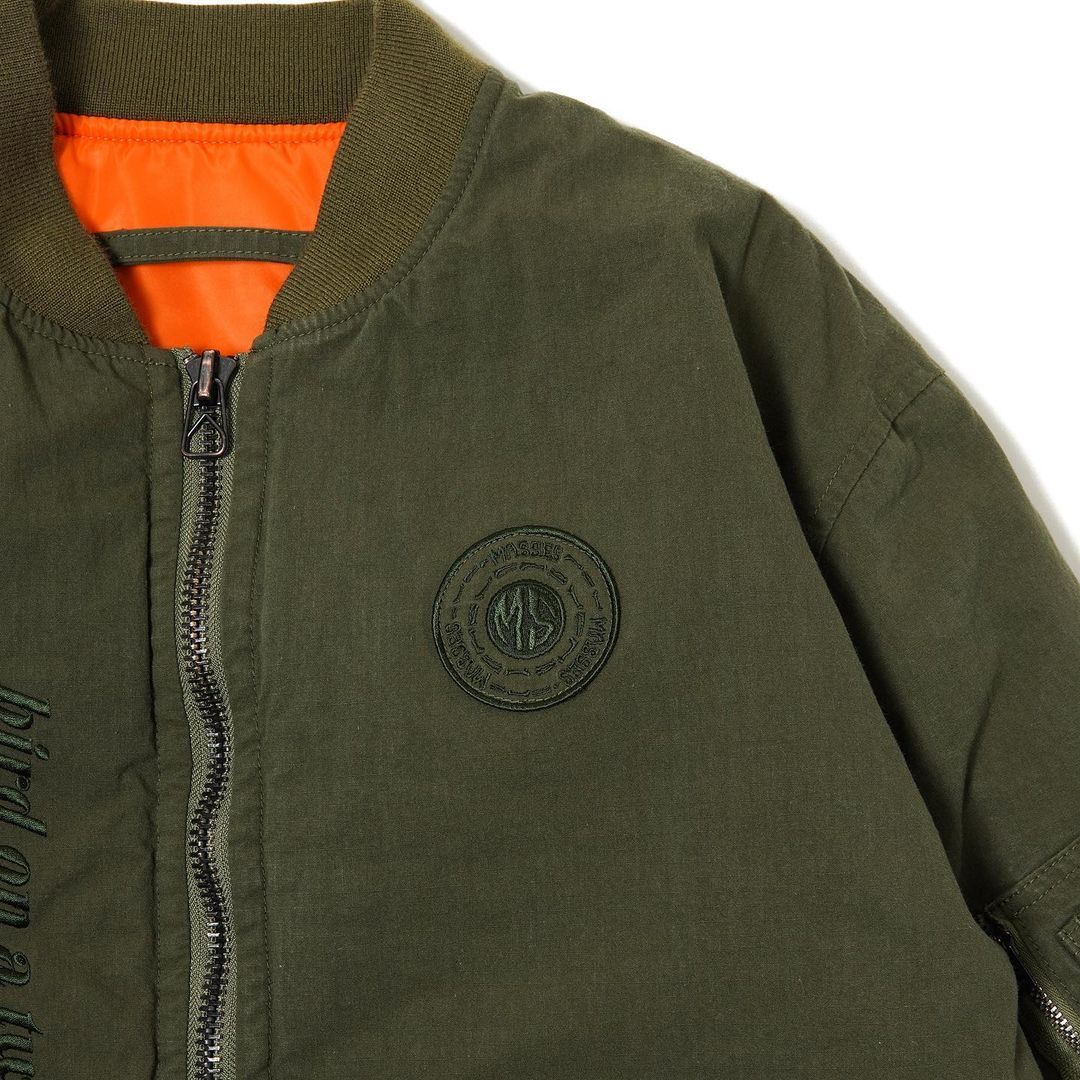 M&M CUSTOM PERFORMANCE - ×MASSES MA-1 JACKET (OLIVE) / マシス コラボレーション MA-1 |  LOOPHOLE