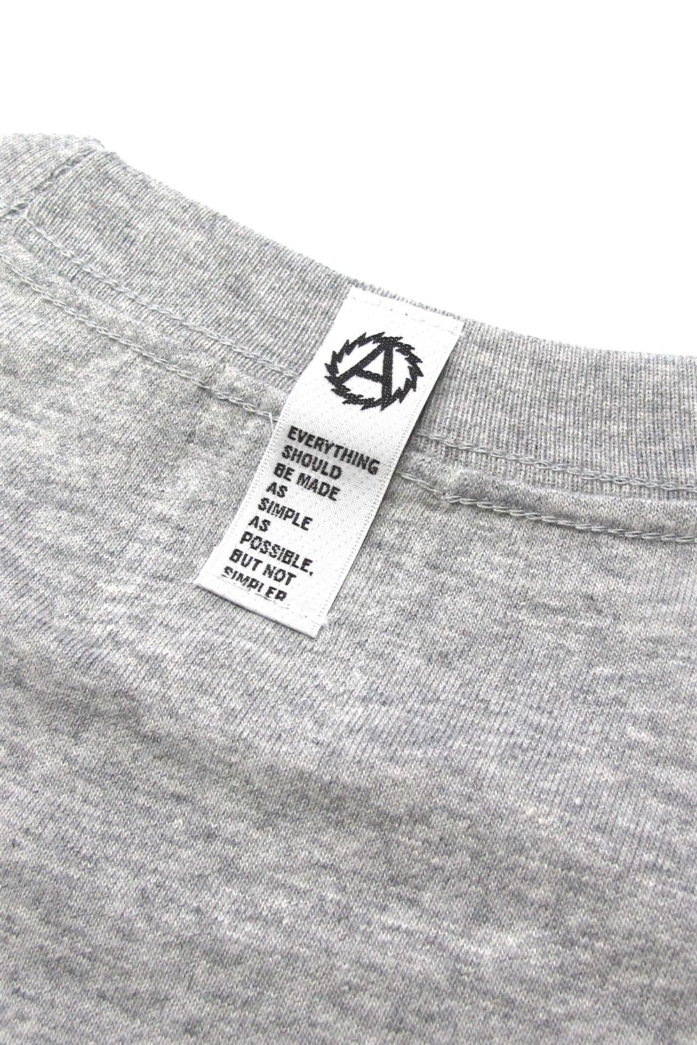 PRINT S/S TEE (GRAY) / アンライバルド コラボT