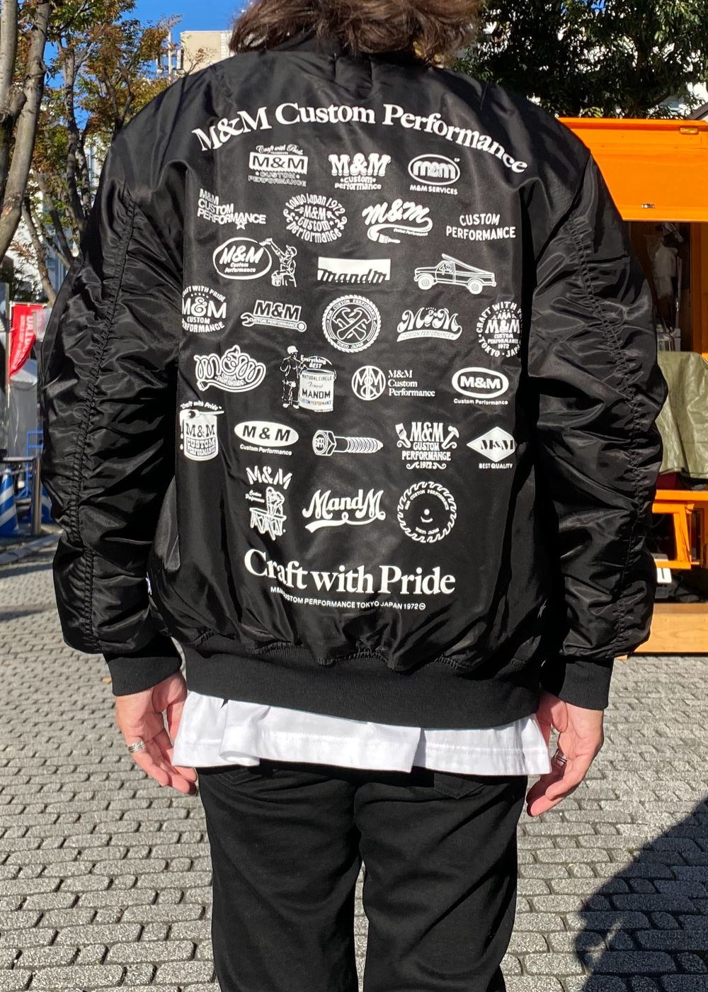MA-1 (BLACK) / バックプリント MA-1