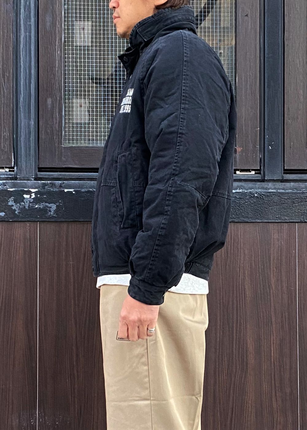 Washed Sailing Jacket (BLACK) / オリジナル セーリング ジャケット