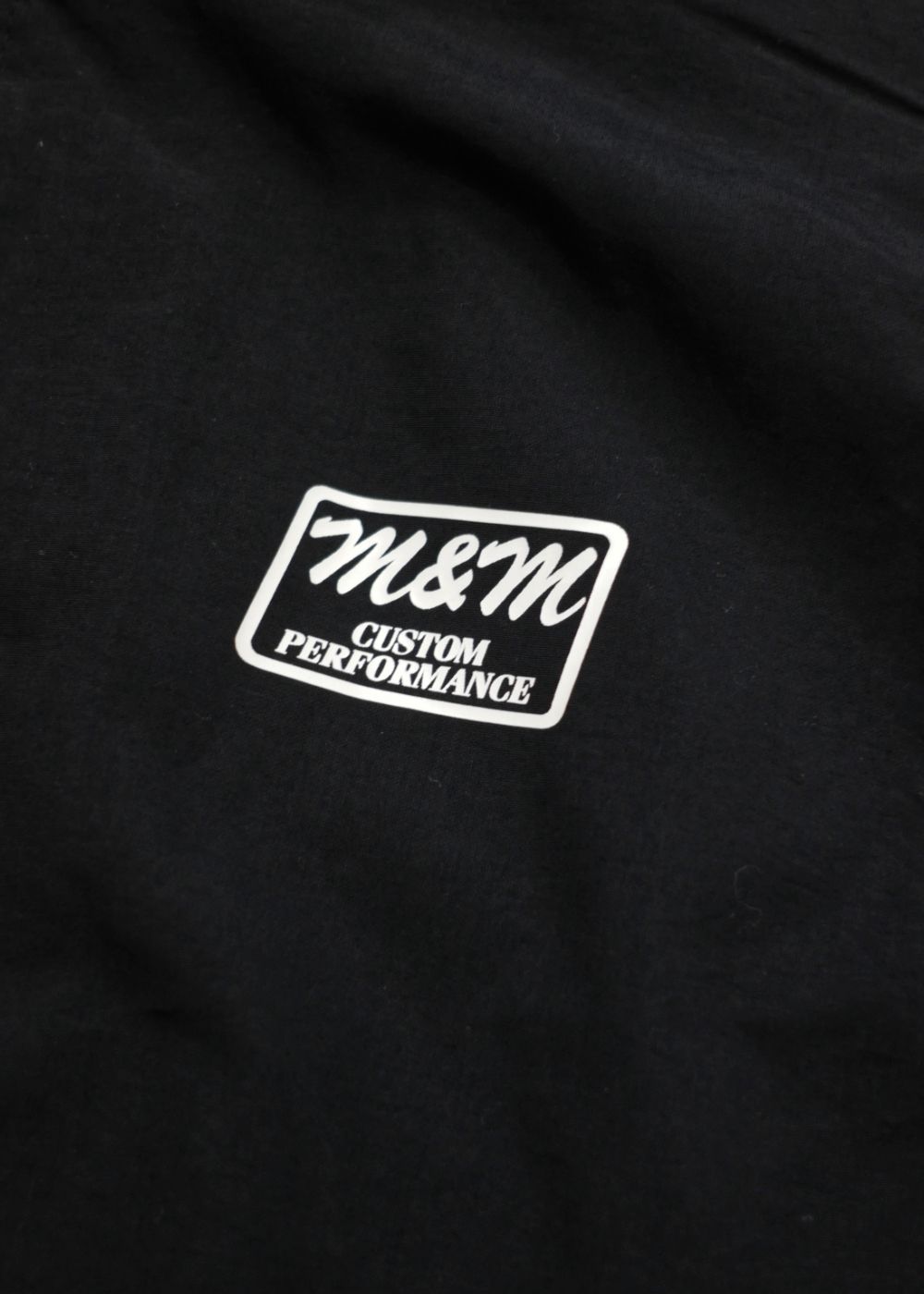 M&M CUSTOM PERFORMANCE - NYLON TRACK JACKET (BLACK) / ナイロン