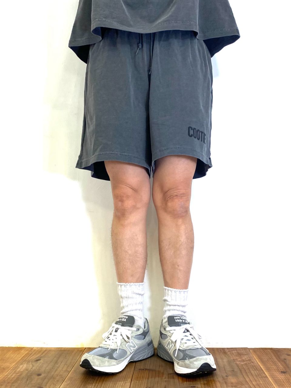 パンツ COOTIE Pigment Dyed Jersey Easy Shorts COOTIE PRODUCTIONS - Pigment Dyed Jersey Easy Shorts (IVORY