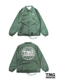 BOA WINDBREAKER (DARK GREEN) / ×TAMAGAWA DINER コラボ ボアインナー コーチジャケット