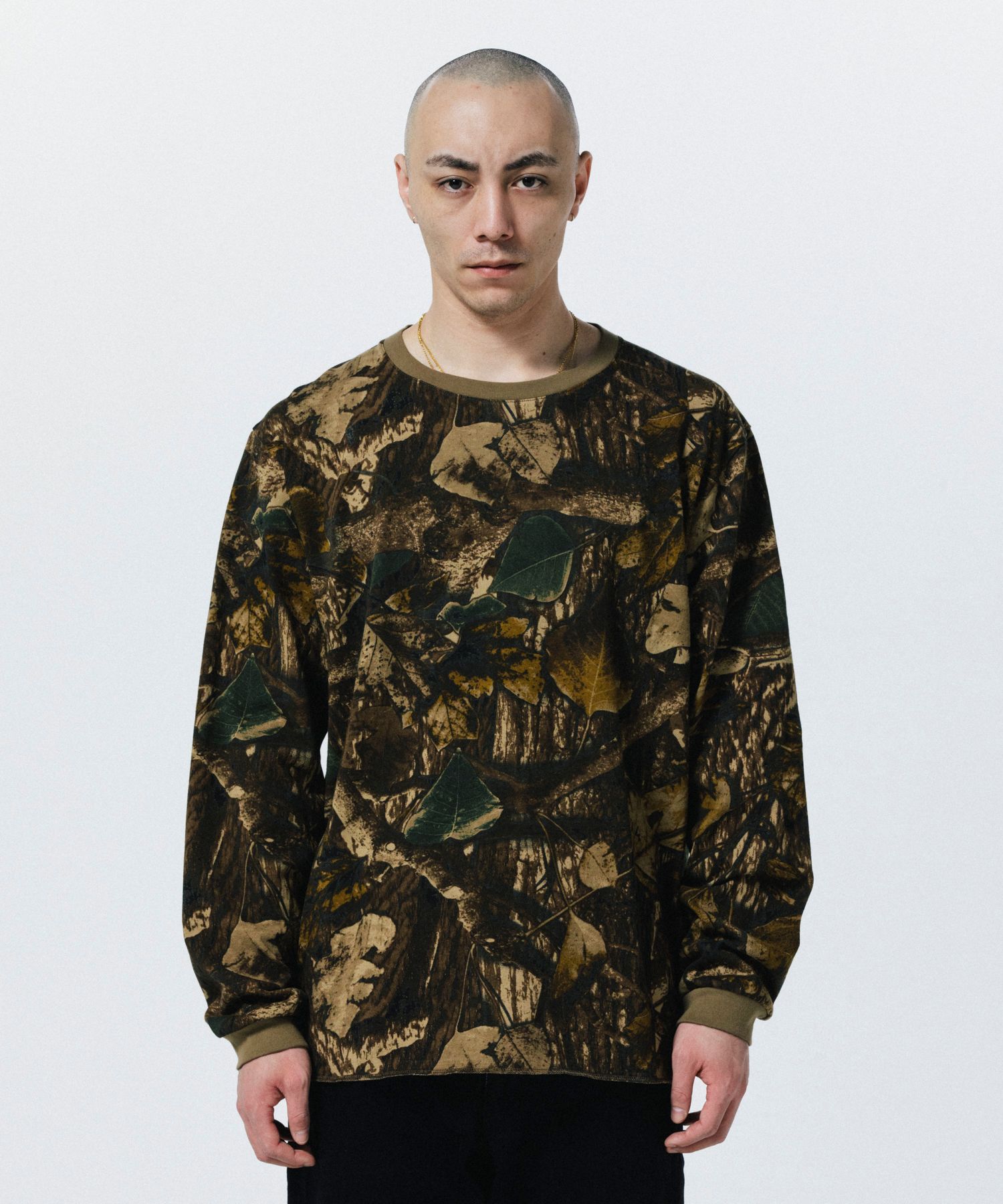 R9 CAMO LS TEE (CAMO) / カモフラージュ 総柄 Tシャツ