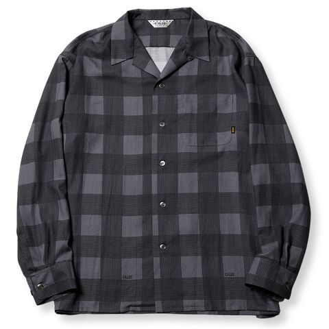 CALEE 新作販売告知 / 落ち着いた配色が男心をくすぐるレーヨンシャツ。
