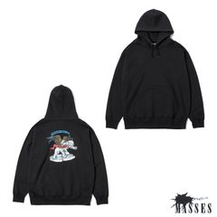 SWEAT HOODED POLA BEAR P (×MASSES) (BLACK) / マシス コラボレーション スウェット パーカー