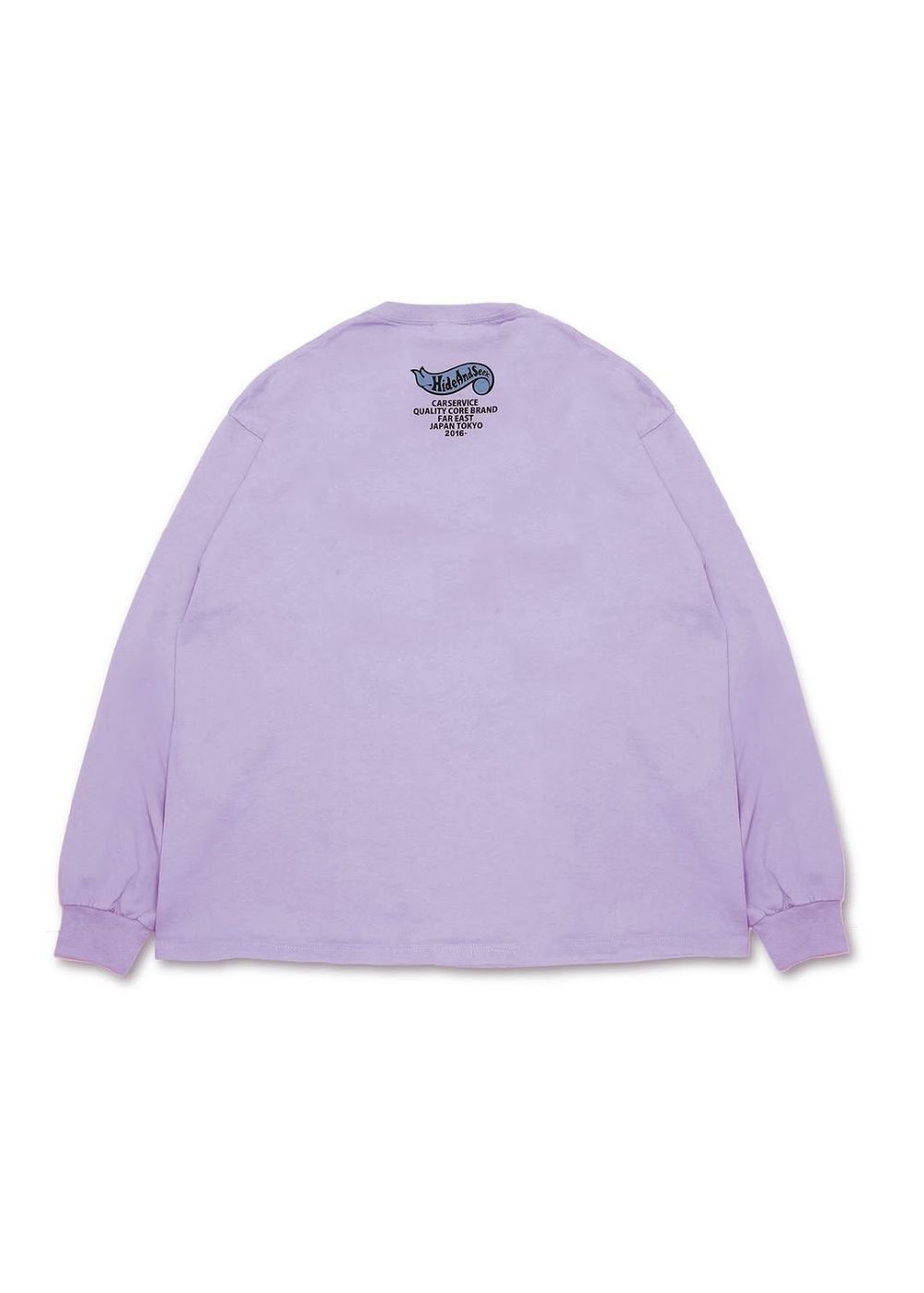 HIDE AND SEEK - 【ラスト1点】×CARSERVICE L/S Tee-2 (D-BLACK