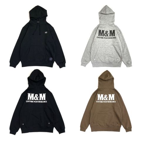 M&M 新作販売告知 / 柔らかな着心地のスウェットパーカーは寒さ対策の必須アイテム。