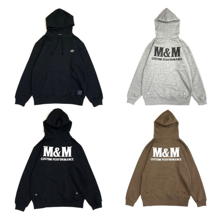 M&M 新作販売告知 / 柔らかな着心地のスウェットパーカーは寒さ対策の必須アイテム。