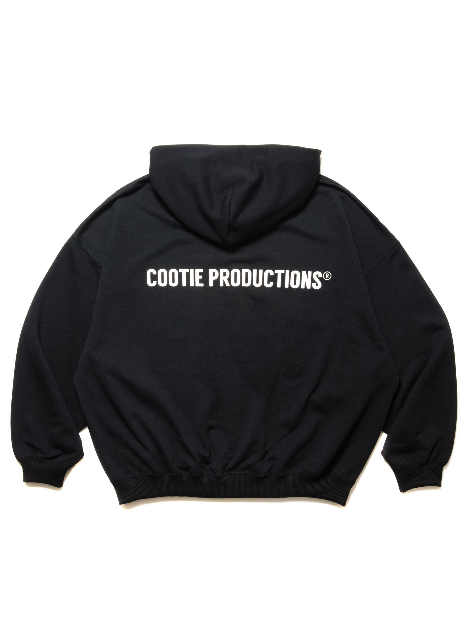 COOTIE PRODUCTIONS - Dry Tech Oversized Sweat Zip Up Hoodie (BLACK) / ドライテック  オーバーサイズ スウェット ジップパーカー / セットアップ可能 | LOOPHOLE