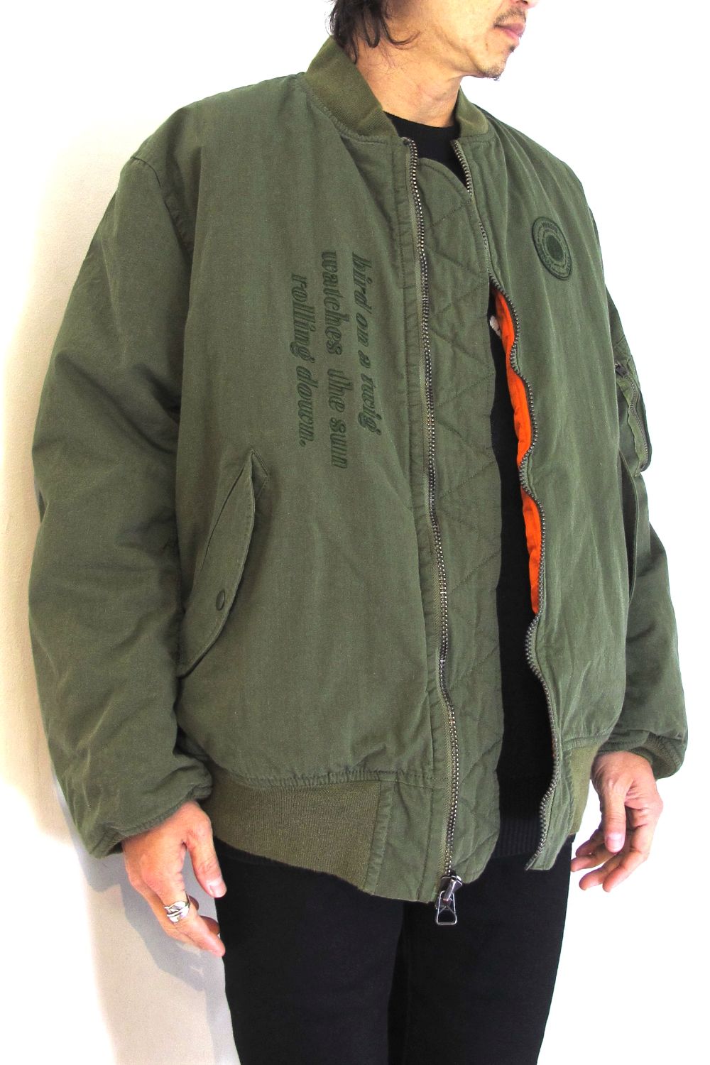 M&M CUSTOM PERFORMANCE - ×MASSES MA-1 JACKET (OLIVE) / マシス