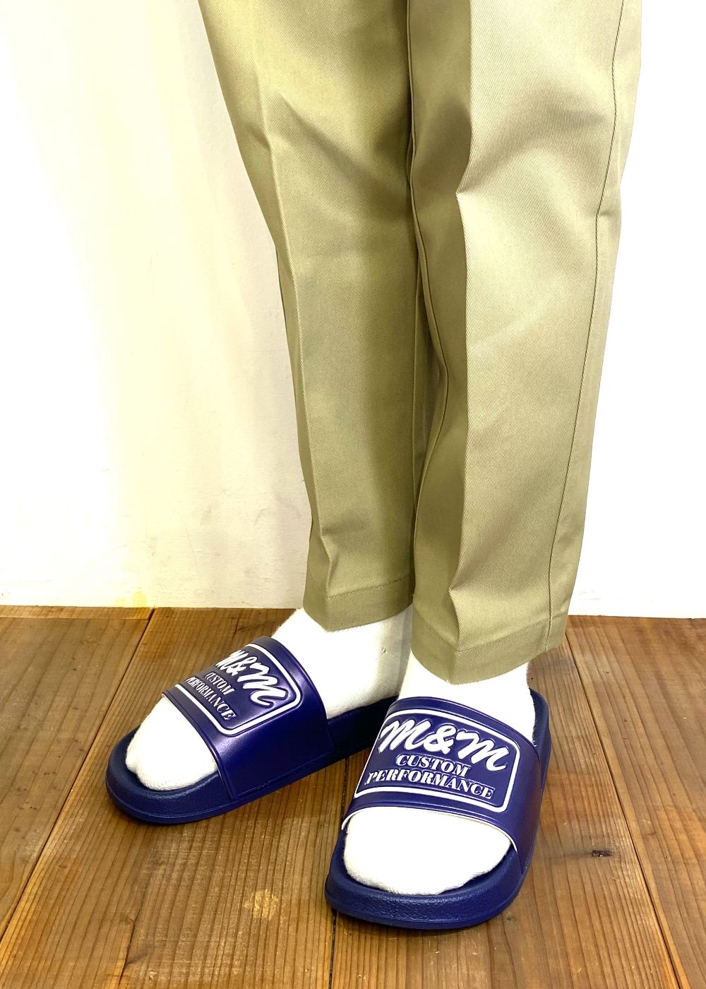 SANDALS (NAVY) / エンボスロゴ シャワーサンダル