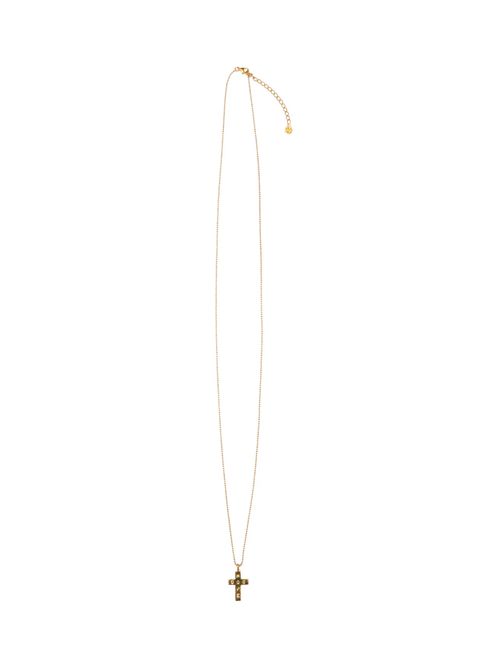 LONG DOG CHAIN ROSARIO (GOLD) / ドッグ チェーンロザリオ ロング ver.