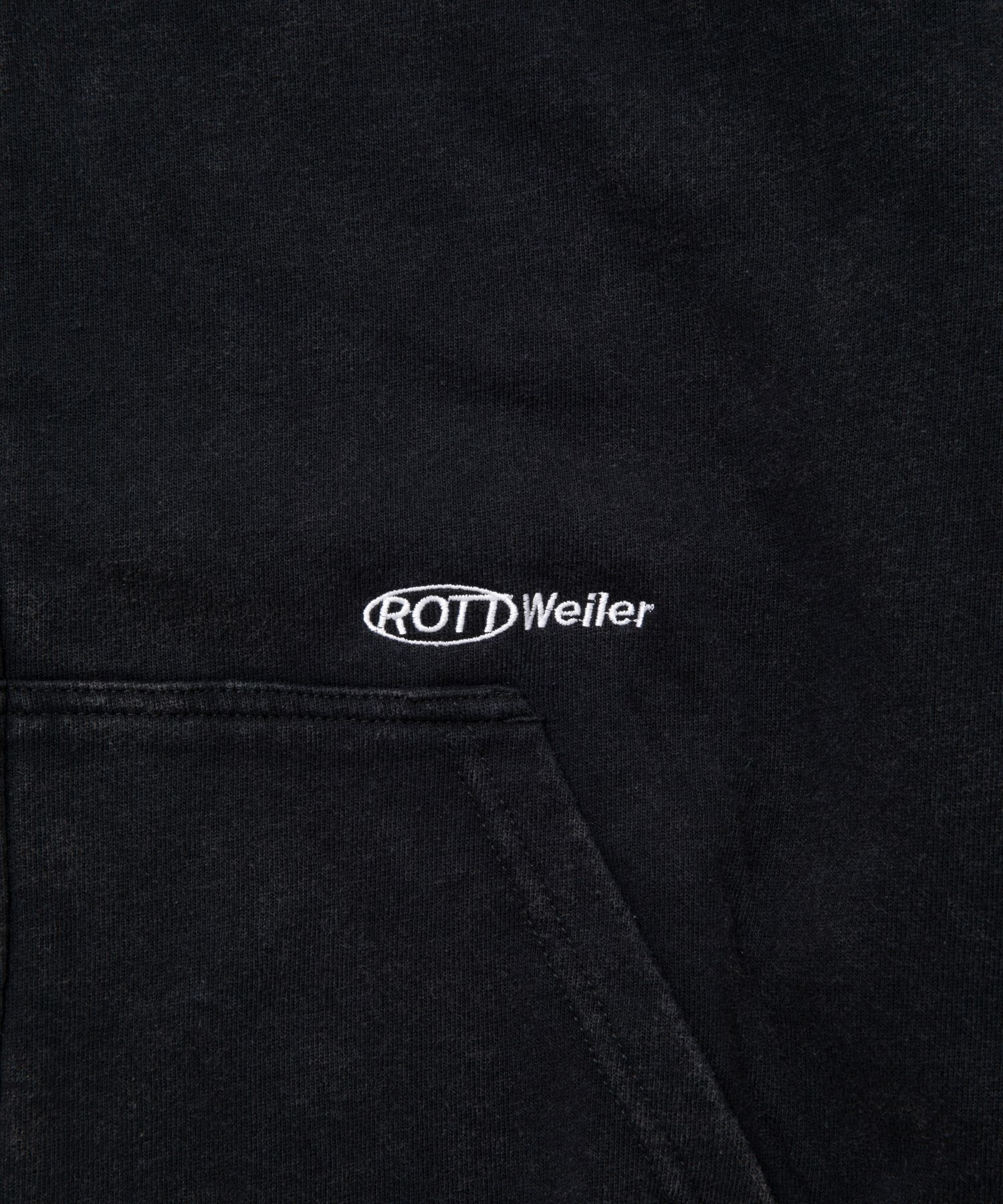 RW ZIP HOODIE (BLACK) / ピグメント スウェット