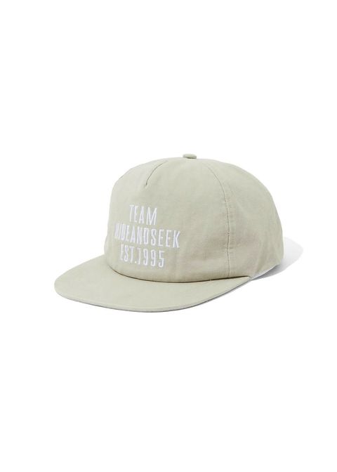 1995 OX Baseball CAP (Washed) (BEIGE) / ロゴ刺繍 ダッドキャップ