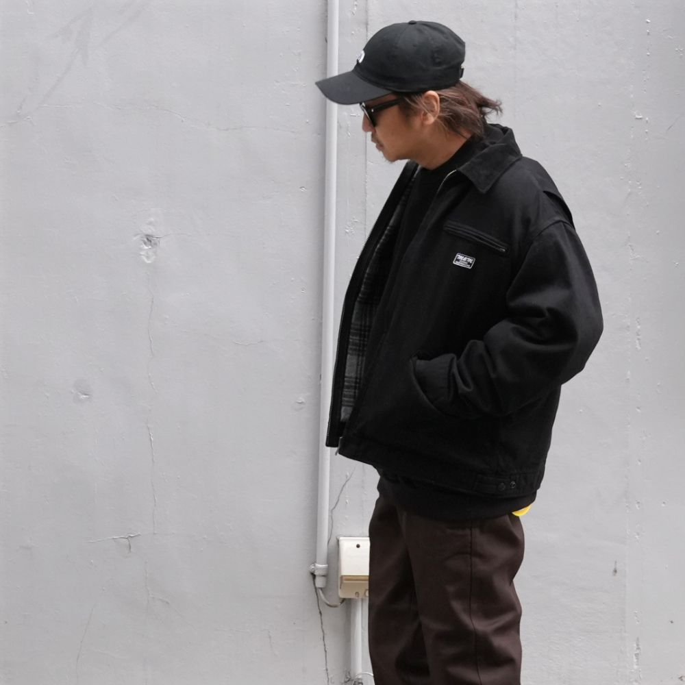 M&M CUSTOM PERFORMANCE × MINEDENIM Black Denim Detroit Jacket (BLACK) / × M&M カスタムパフォーマンス  コラボ ワーク ジャケット